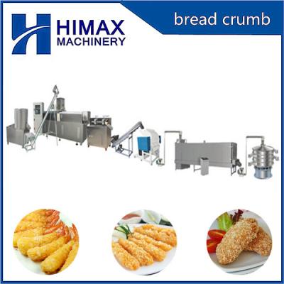 Industrial bread crumbs processing