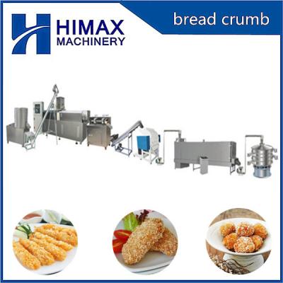 Bread crumb process extruder machine