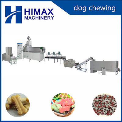 dog chewing food machine 