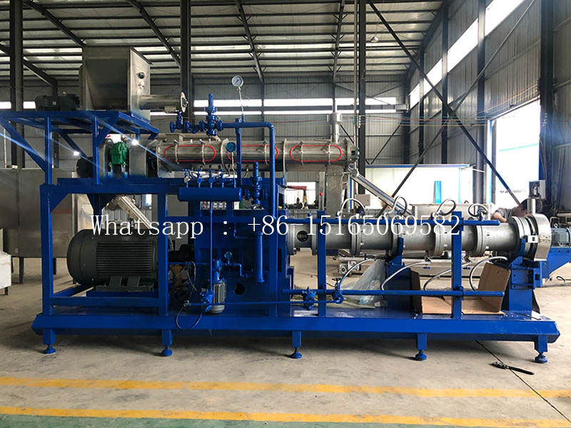 Pellet aquatic fish feed production line host