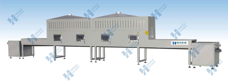 Industrial microwave dryer